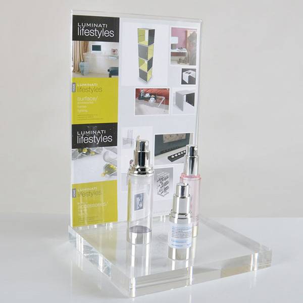 Simple Clear Acrylic Cosmetic Display