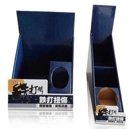 Offset Printing Supermarket Retail Cardboard Counter Display