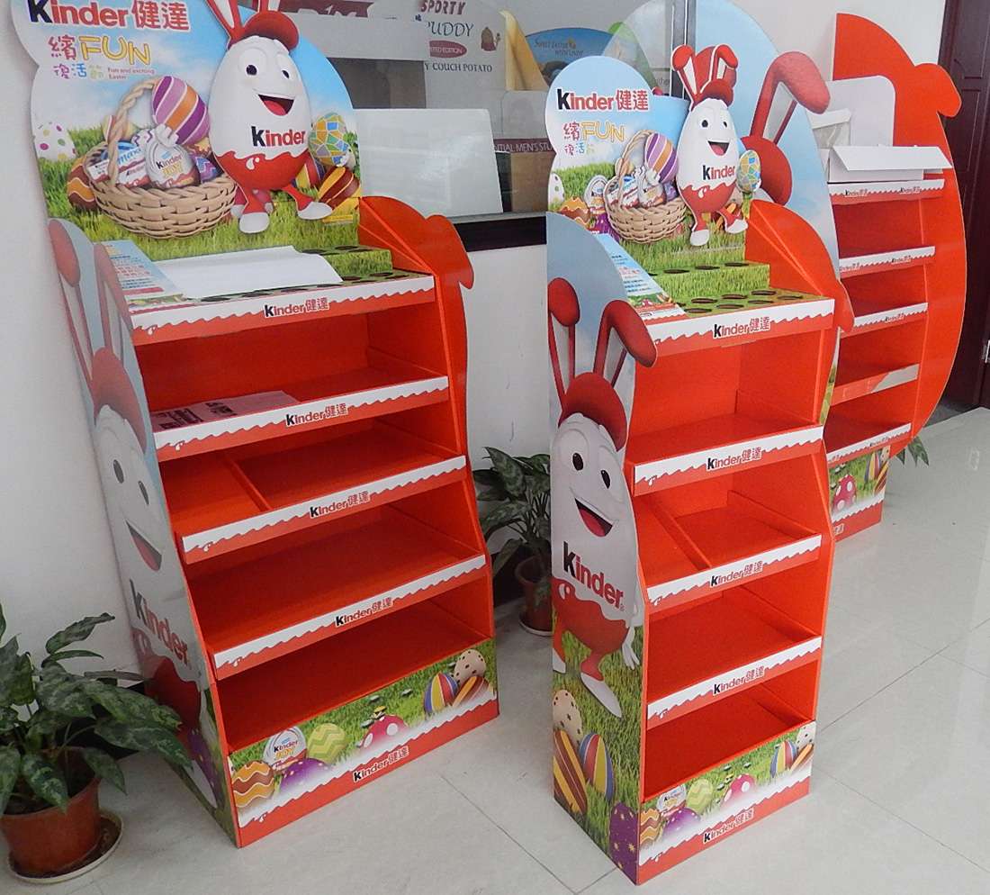 Kinder Retail Stores POS Display Shelves