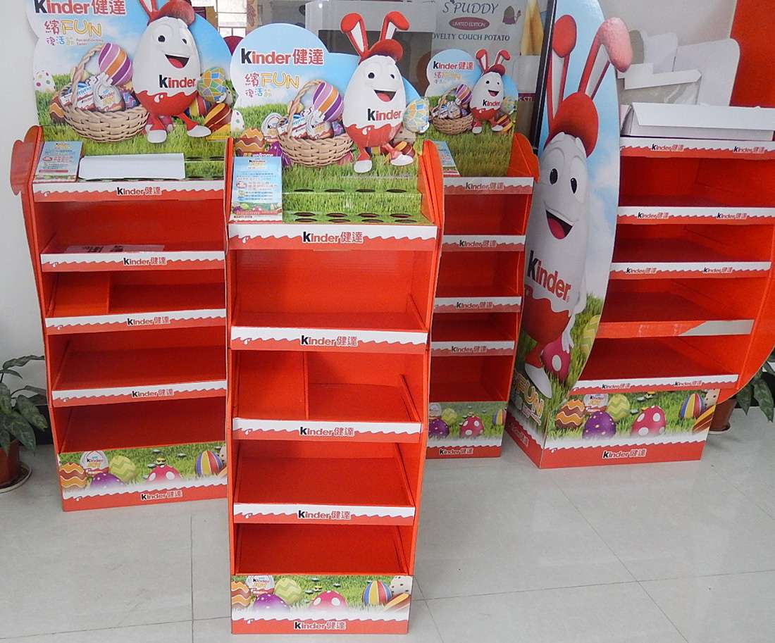 Kinder Retail Stores POS Display Shelves