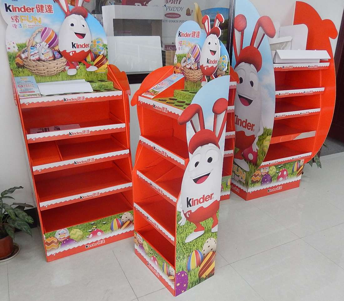 Kinder Retail Stores POS Display Shelves