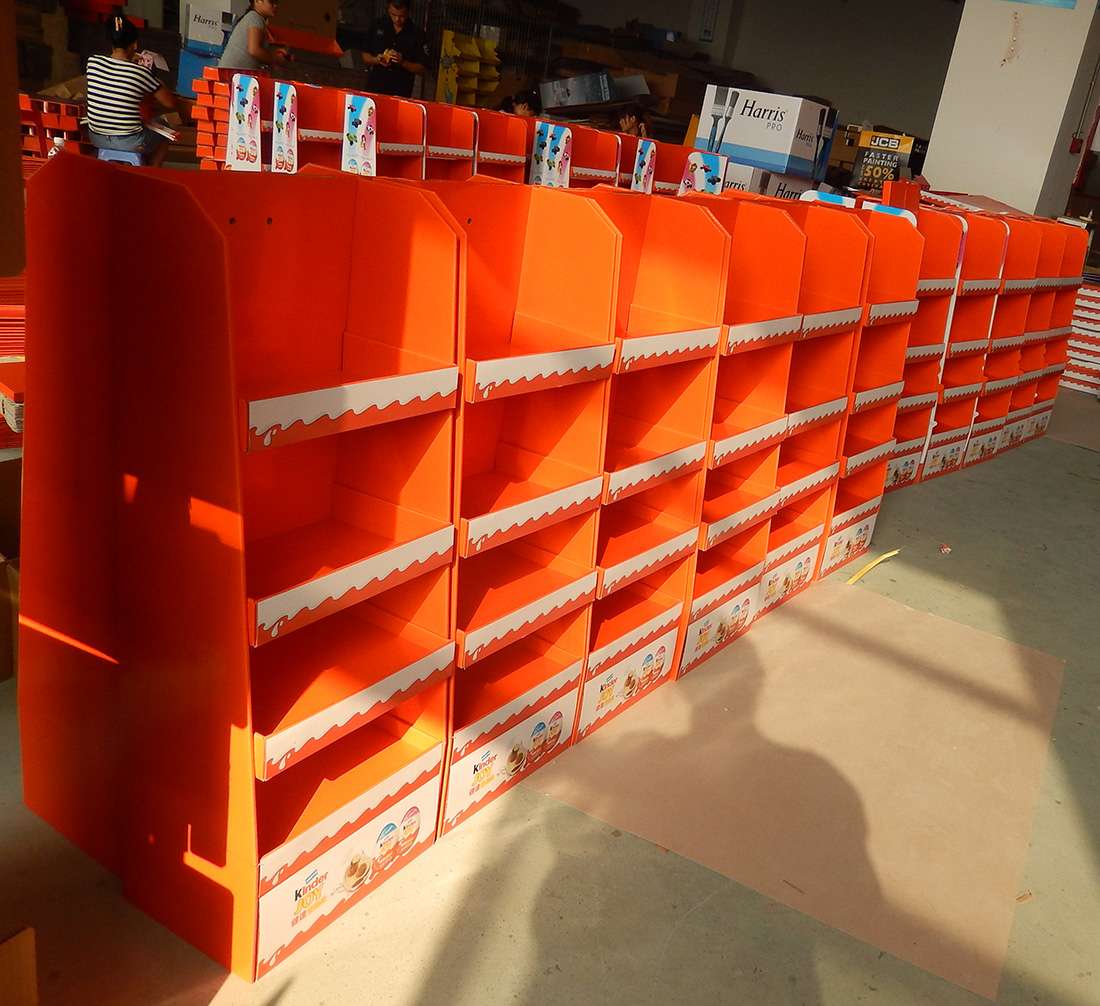 Kinder Retail Stores POS Display Shelves