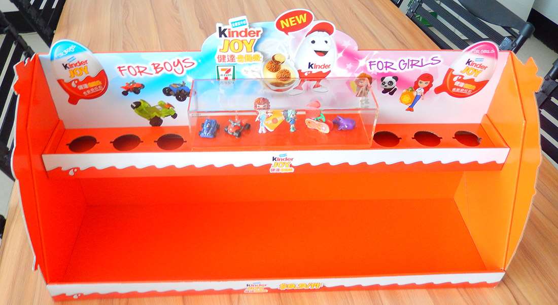 Kinder Retail Stores POS Display Shelves