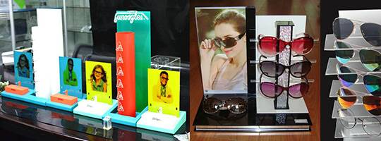 POS Retail Acrylic Sunglasses Display Solutions