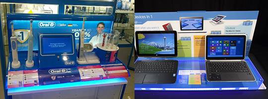 POS Retail Illuminated Display Solutions