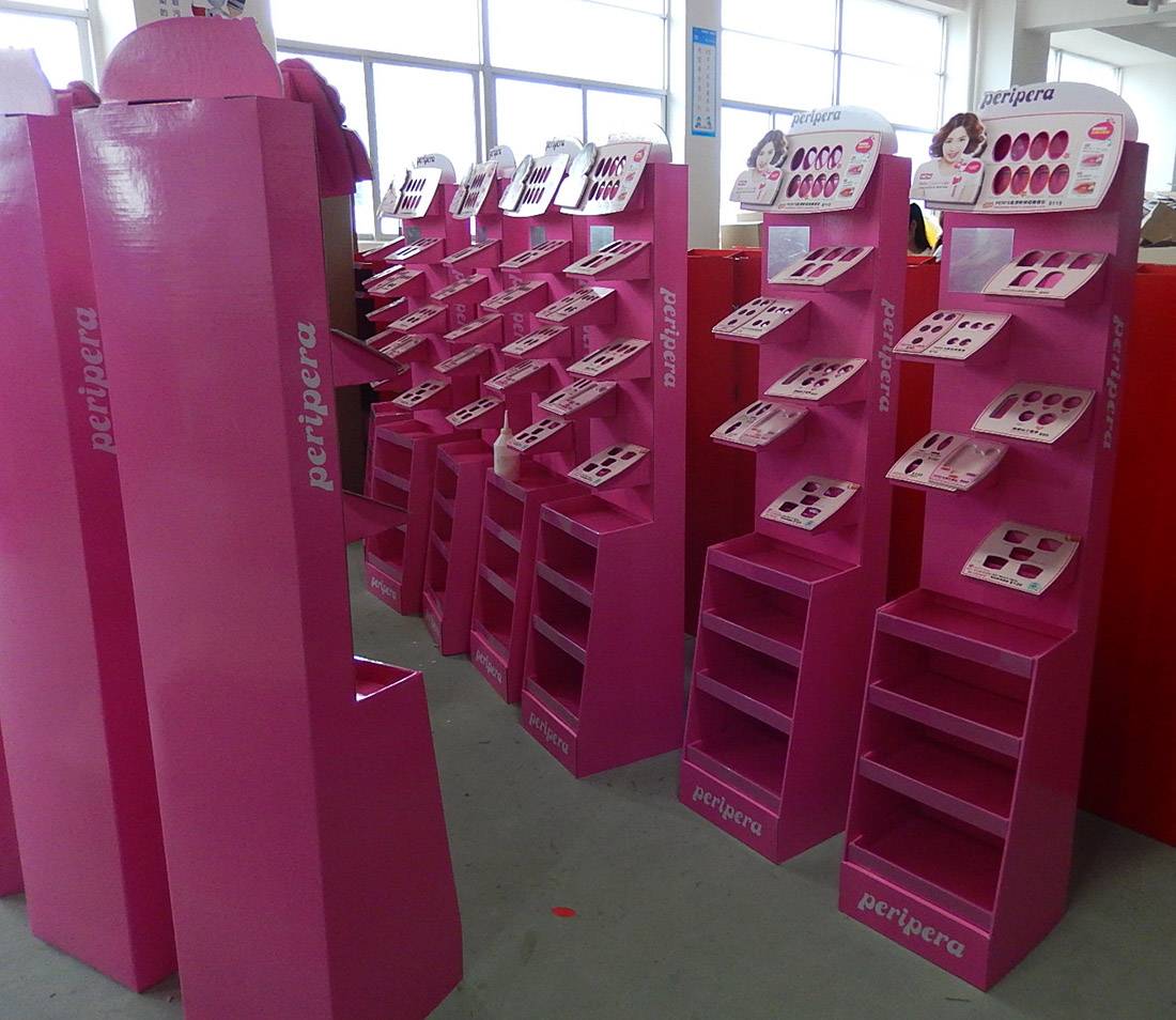 PeriPera Lip Tint Retail Floor Display Stand