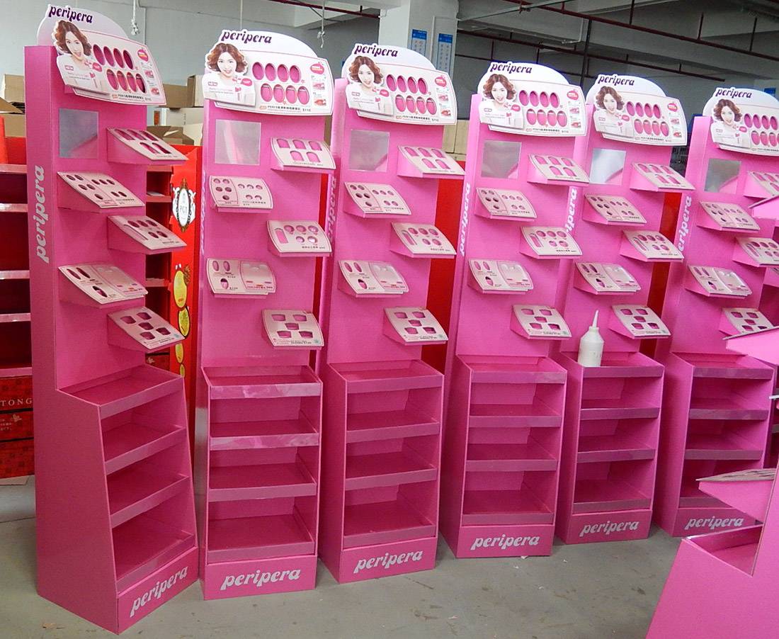 PeriPera Lip Tint Retail Floor Display Stand