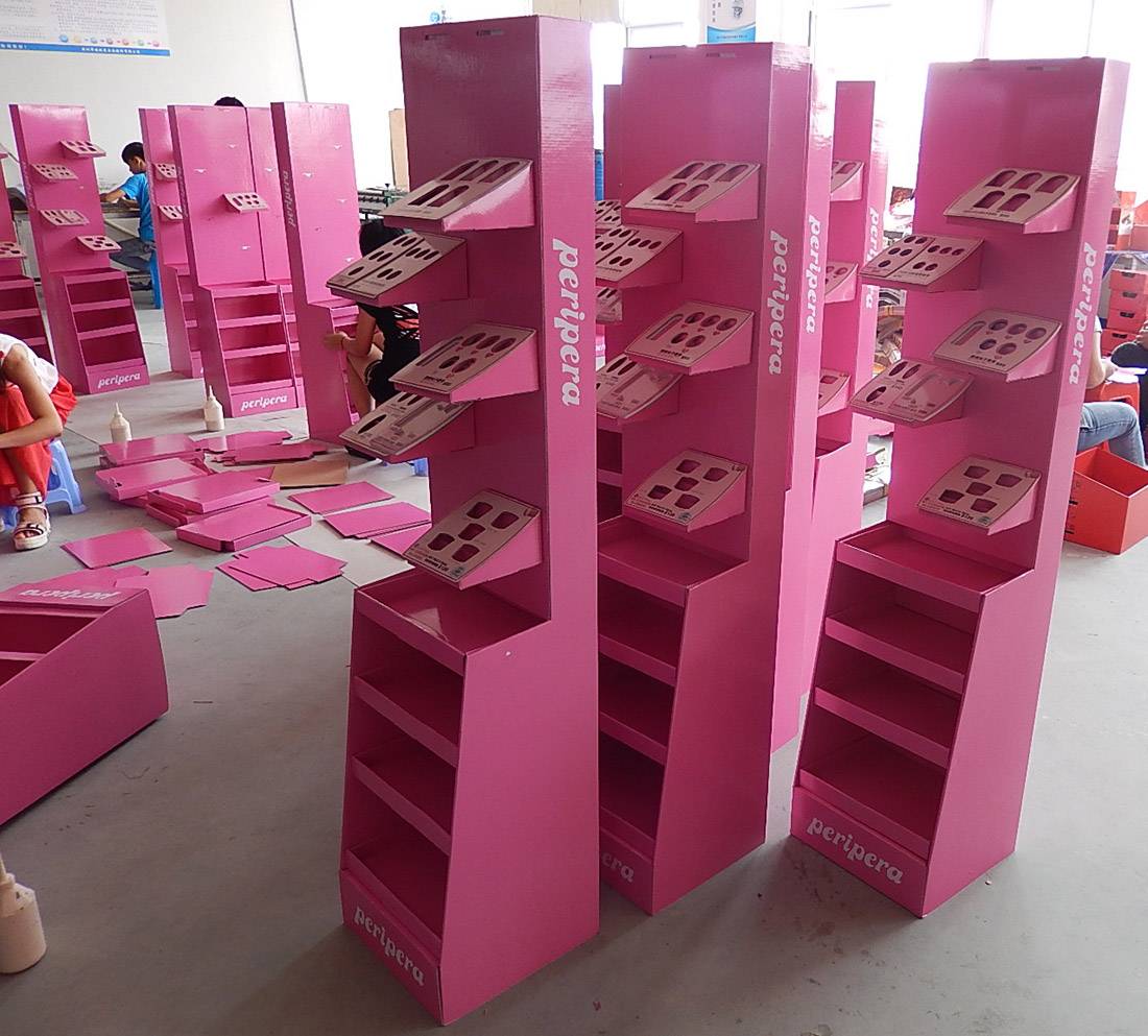 PeriPera Lip Tint Retail Floor Display Stand