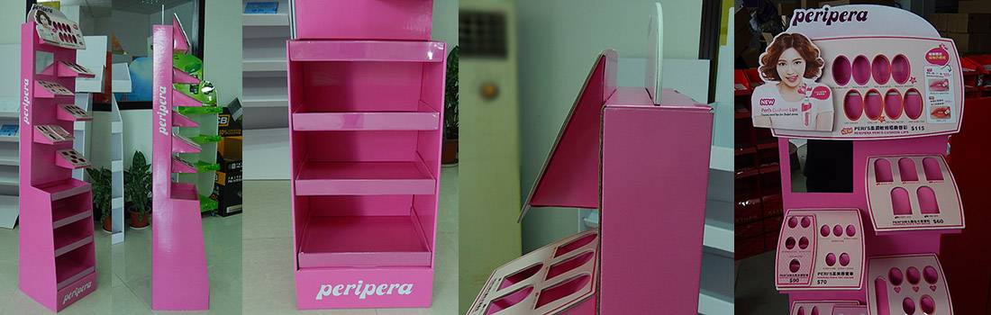 PeriPera Lip Tint Retail Floor Display Stand