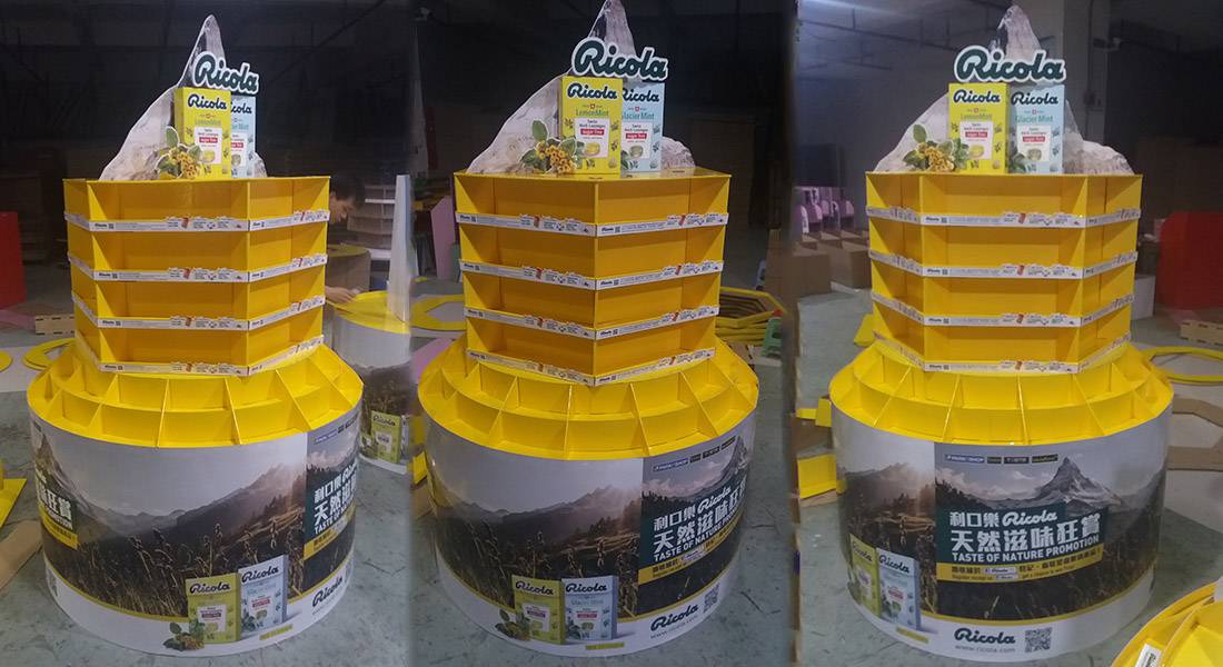 Ricola Point of Sale Retail Display Solutions