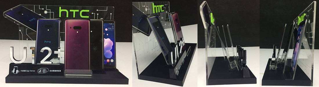 HTC U12 Plus Mobile Phone POS Retail Counter Display Units