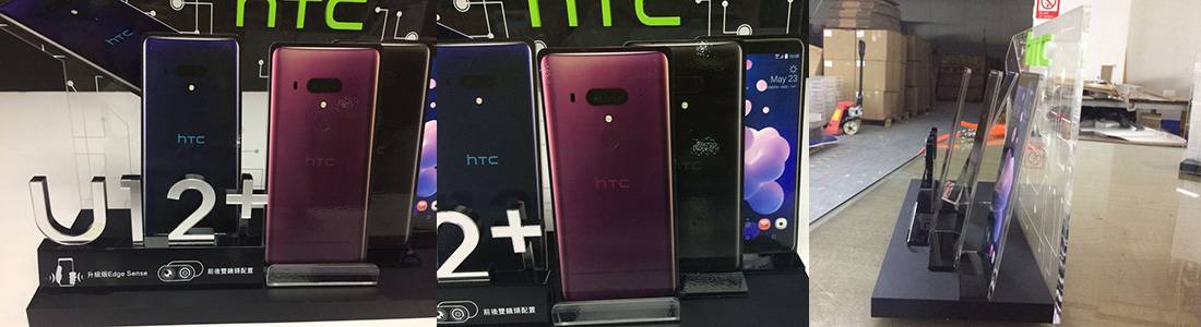 HTC U12 Plus Mobile Phone POS Retail Counter Display Units