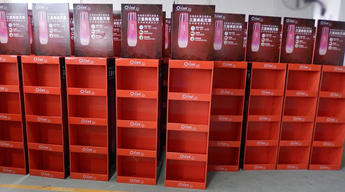 POS Retail Cardboard Display Stand Production Workshop