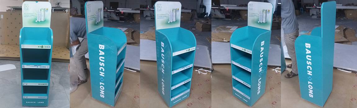 Bausch + Lomb Wooden Display Racks