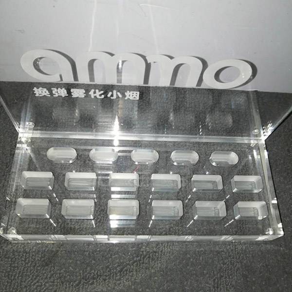 Electronic Cigarette Clear Acrylic Display Rack