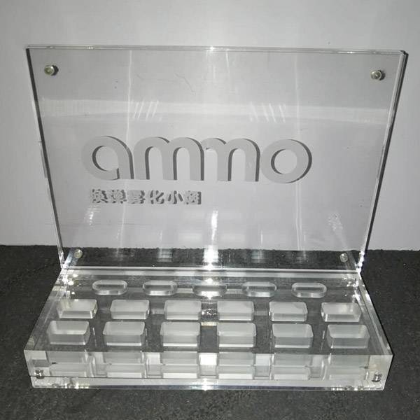 Electronic Cigarette Clear Acrylic Display Rack