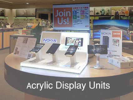 Acrylic Display Units