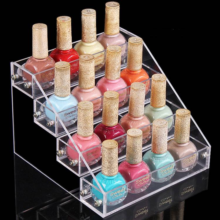 Clear Lipstick and Makeup Organizer Counter Display
