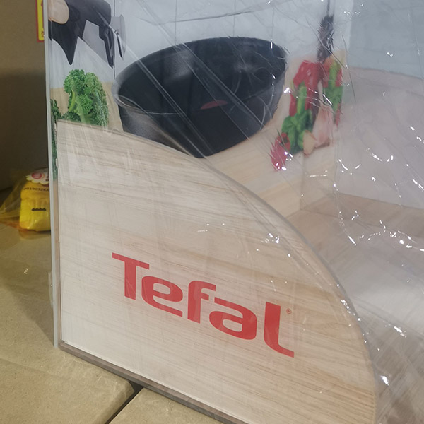 Tefal kitchen appliances acrylic display stand