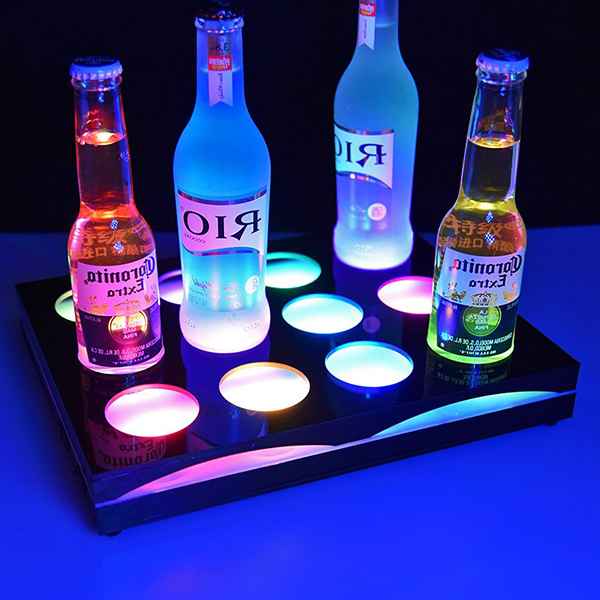 LED MINI BOTTLE GLOW - BOTTLE BRIGHT DISPLAY GLORIFIER - COLORS