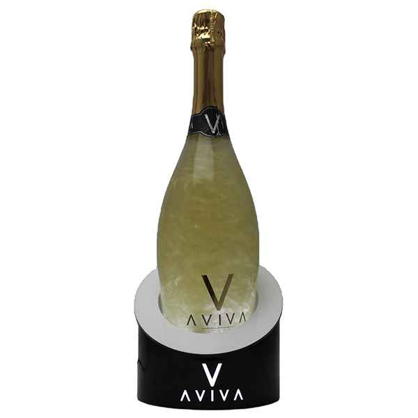 Aviva Pink Gold Bottle Glorifier Display