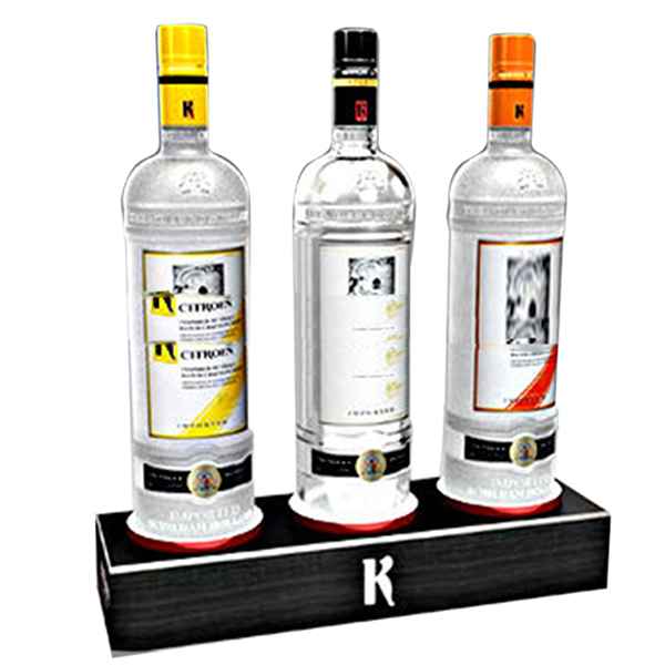 LED Light Base Counter Bottle Display Glorifier
