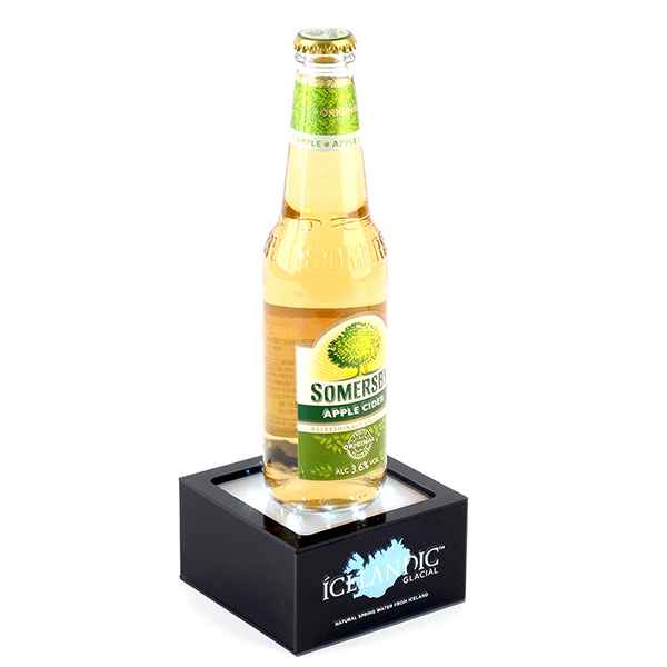 Single Wine Acrylic Led Bottle Glorifier Display Stand