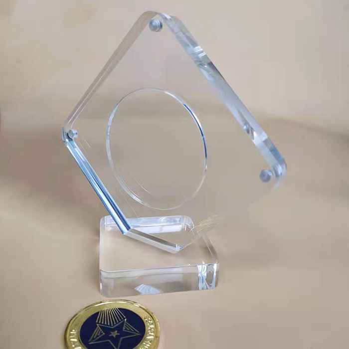 Military Clear Acrylic Coin Holder