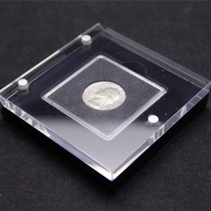 Square Challenge Coin Display