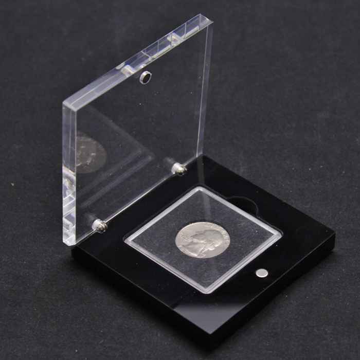 Square Challenge Coin Display