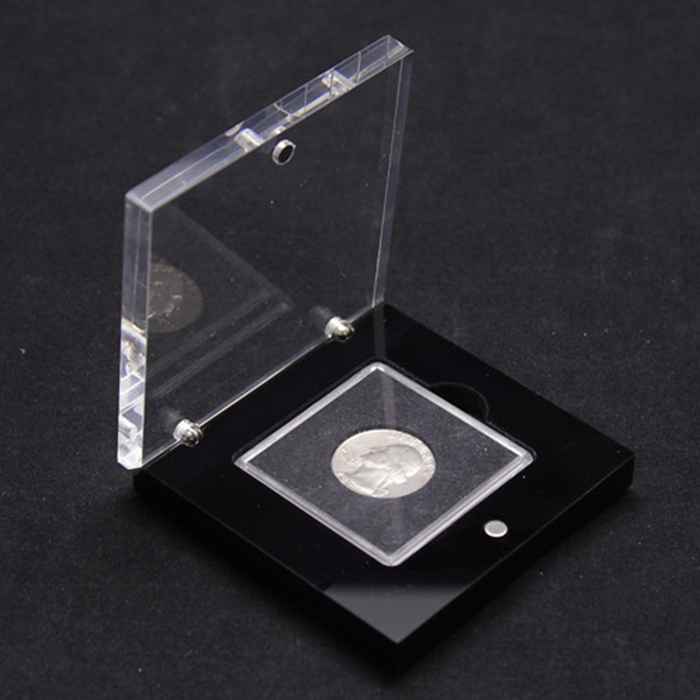 Square Challenge Coin Display