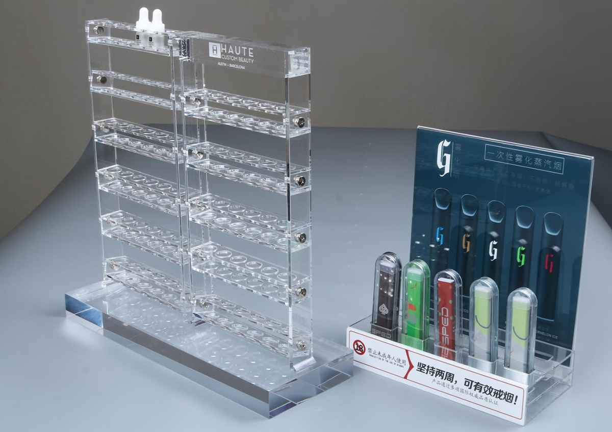 Aluminum Display Case for 24 Vape Juice Storage