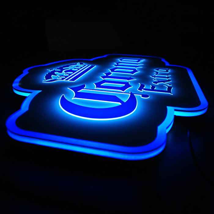Corona Extra Blue LED Light Acrylic Logo Sign