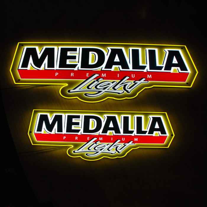 Medalla Light LED Light Acrylic Logo Sign