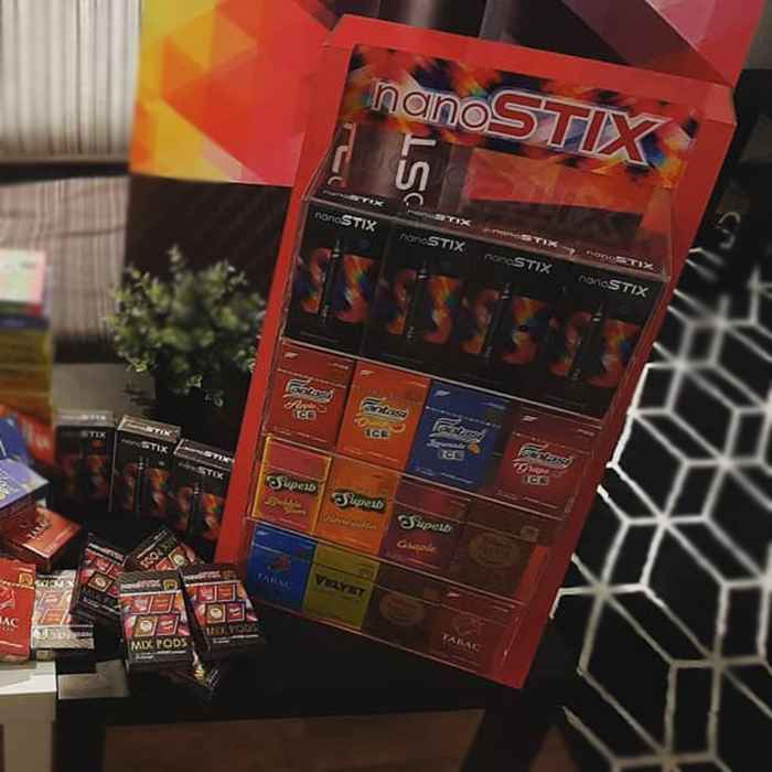 NanoSTIX Vape Juice Shop Display