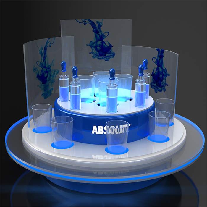 Absolut Vodka LED Illuminated Bottle Glorifier Display