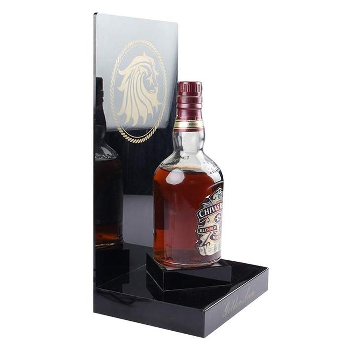Golden Lion Beer Counter Bottle Display Rack