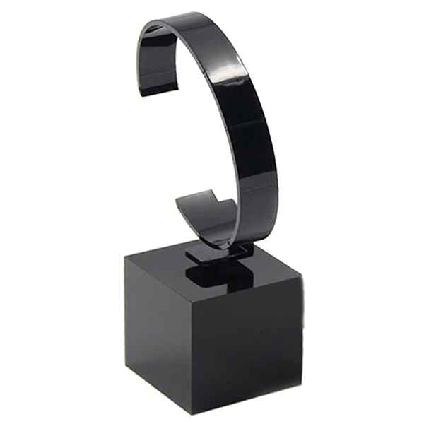 Black Acrylic Watch Display Holder Transparent Wristwatch Bracket