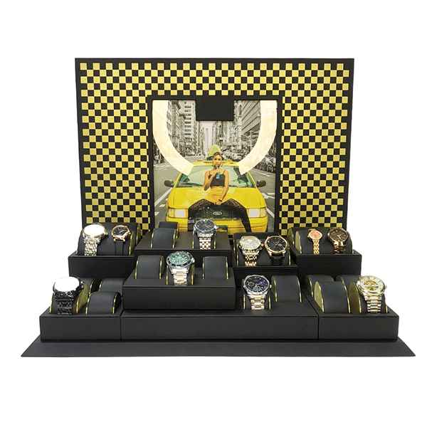 Counter-top Acrylic Watch Retail POS Display Stand Prop for Watch Display